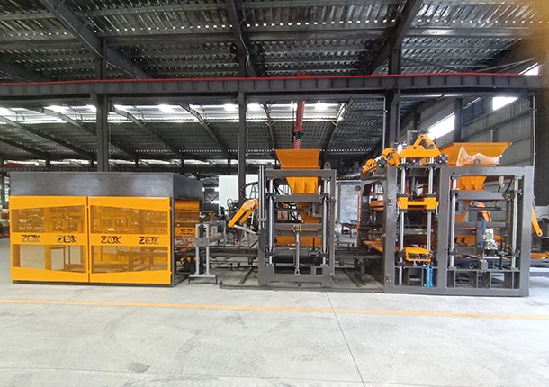 ZC मालिकेच्या पॅलेटवर किती काँक्रीट ब्लॉक्स्?